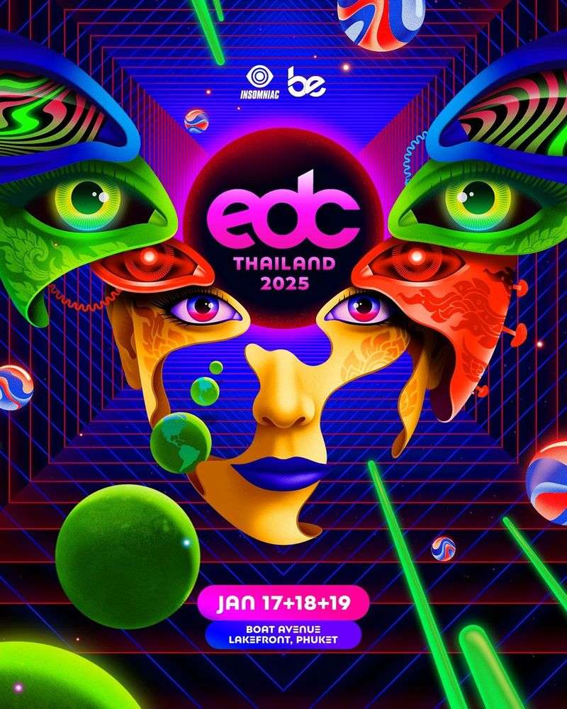EDC Thailand festival in Choeng Thale